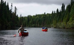 raid en canoe au canada