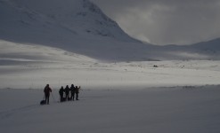 raid à ski nordique en suède sur la Kungsleden