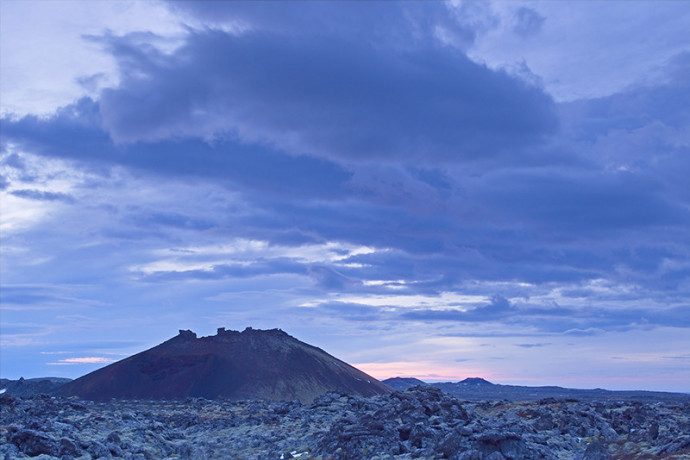 Snaefellsjökull, stratovolcan d'Islande