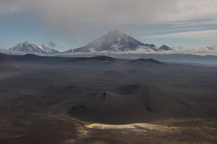 Voyage exploration volcan gorely kamchatka