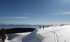 expédition à ski dans le Jura Suisse