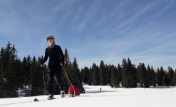 rando à ski avec pulka