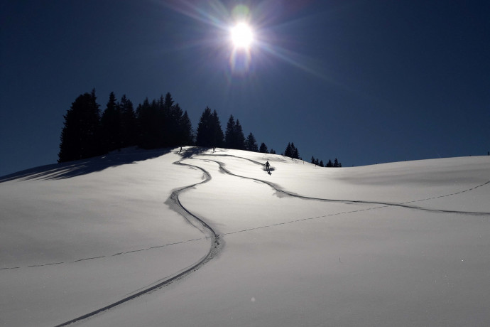 rando à ski nordique dans le Jura Suisse