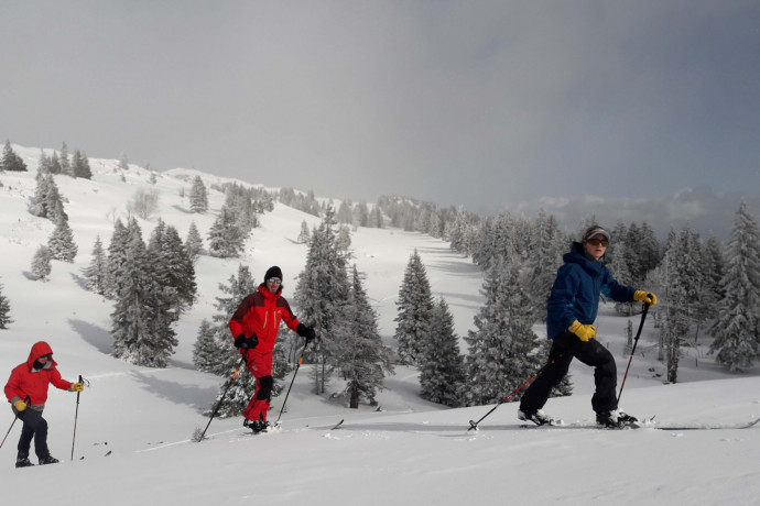randonnée à ski nordique dans le jura suisse