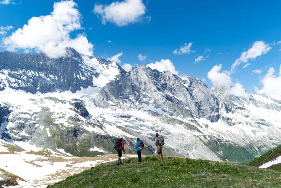 Randonneurs en Vanoise