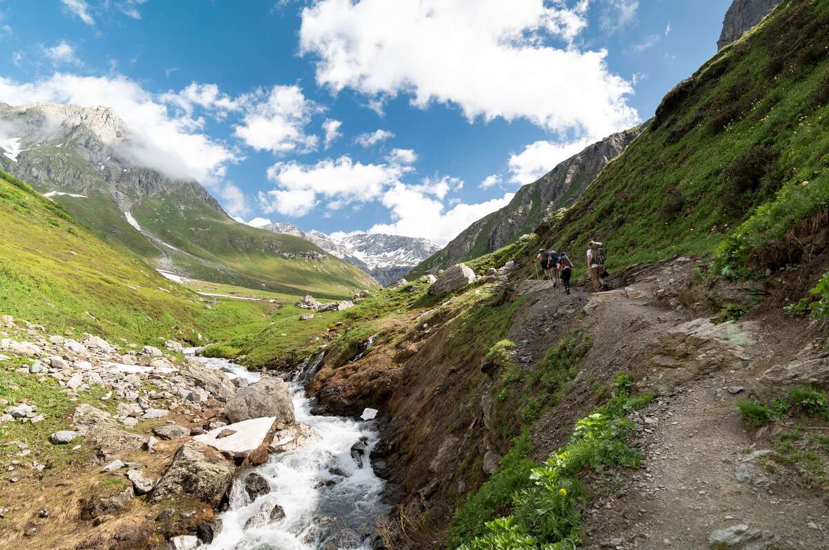 Randonneurs en Vanoise