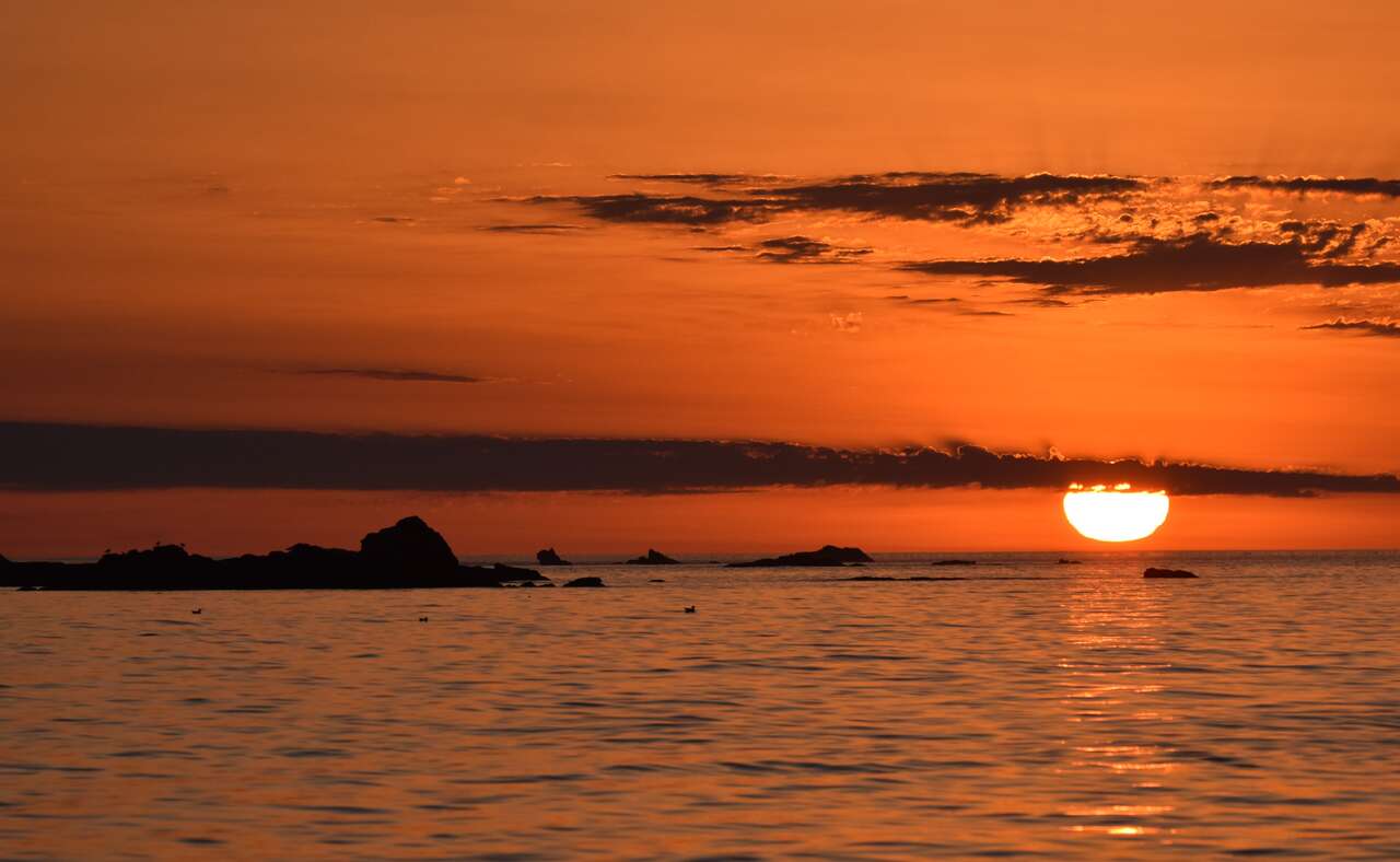 Coucher de soleil île de Sein Bretagne