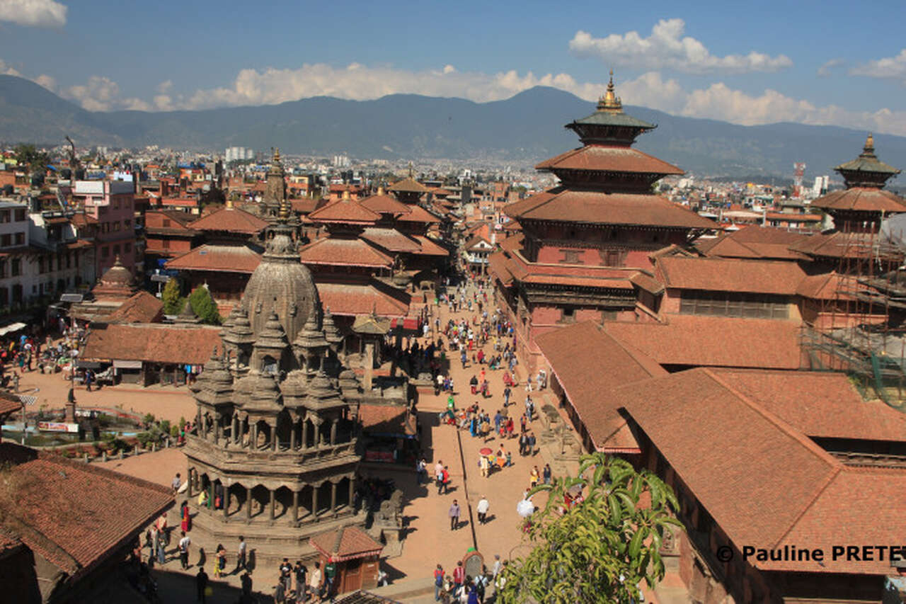 Place Durbar Square à Katmandou au Népal