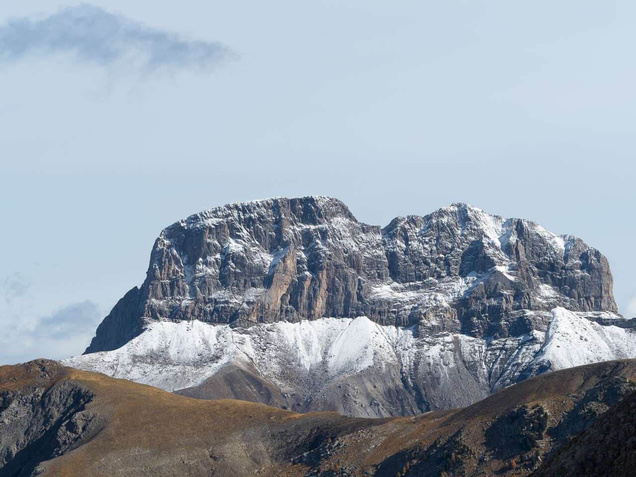 sommet enneigé