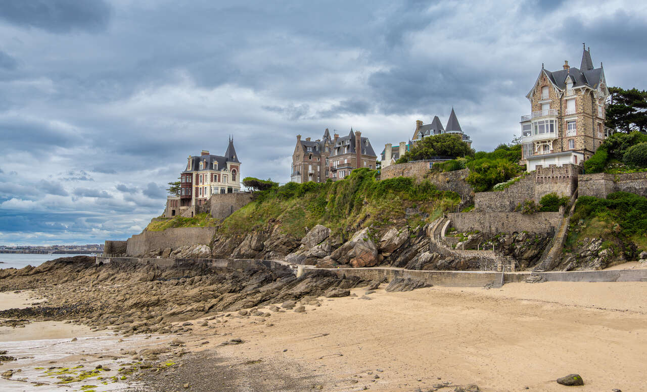 Vue du littoral de Dinard